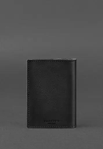 Кожаная обложка для военного билета (под военно-учетный документ) 7.4 А5 черная - фото 5