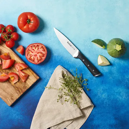 Нож кухонный Tefal Ice Force шеф-повара 15 см, нержавеющая сталь, пластик kuh0014541 - фото 6