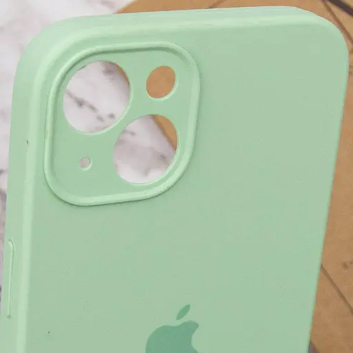 Чохол Epik Silicone Case Full Camera Protective AA для Apple iPhone 15, 6.1 Зелений/Pistachio - фото 5
