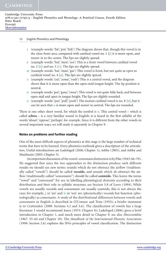 English Phonetics and Phonology. A practical course with Audio CDs - фото 9