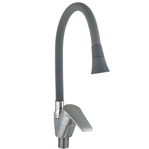 Змішувач для кухні Domino Blitz DBC-203SA-G03 Сірий - фото 2