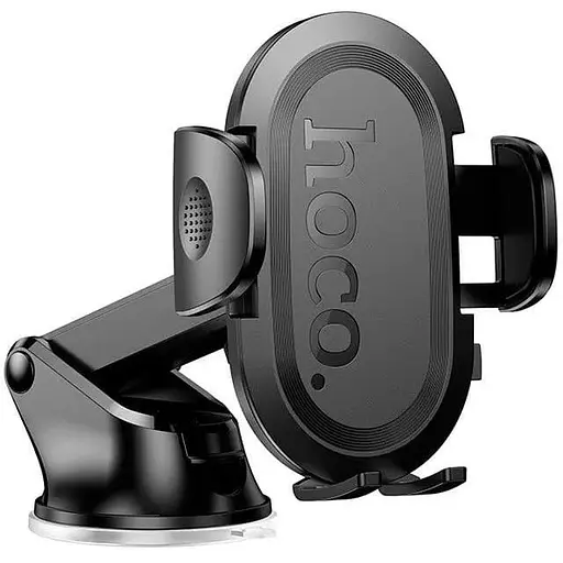 Крепление для телефона Hoco H54 Brusco ultra-thin push-type car holder черный - фото 1