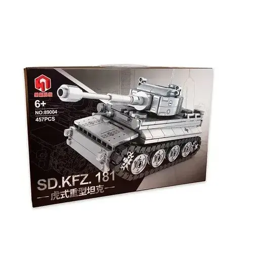 Конструктор на военную тематику Тяжелый танк Тигр Sd.Kfz.181 , 457 деталей (89004)