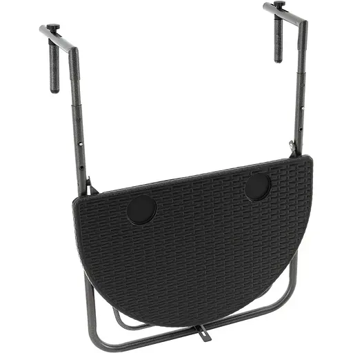 Підвісний столик Chomik Garden Line Mono балконний чорний - фото 3