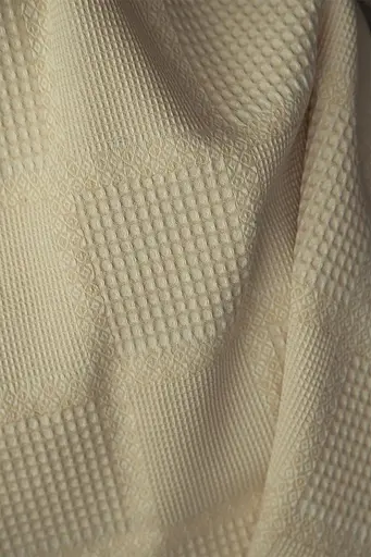 Постельное белье с покрывалом-пике Summerpunch Beige/простыня на резинке Issimo Home pbe0051414 - фото 2