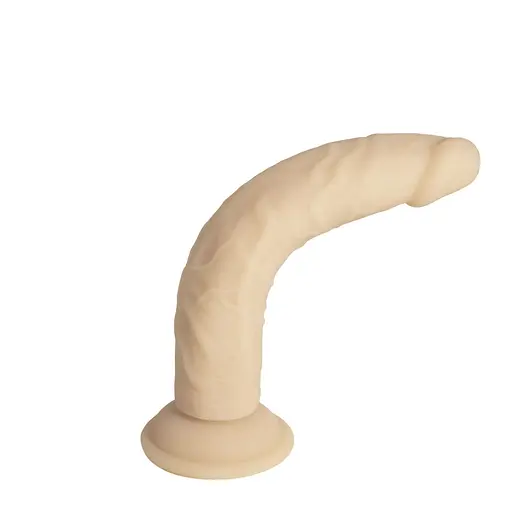 Фалоімітатор Naked Addiction – 9” Silicone Dual Density Bendable Dildo - Vanilla - фото 2