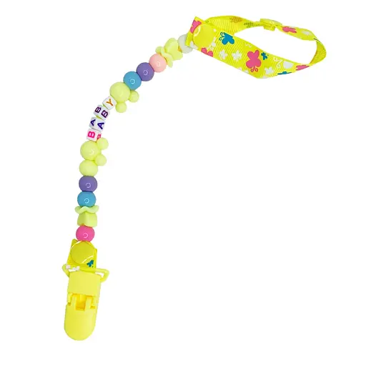 Держатель для пустышки Baby MGZ-0503(Yellow) 34 см