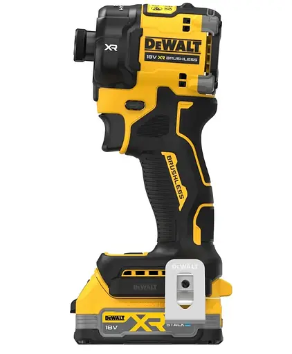 Шурупокрут ударний гідравлічний акумуляторний DeWalt безщітковий з АКБ та ЗП (DCF870E2T) - фото 2