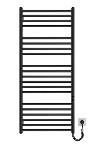 Электрический полотенцесушитель HF Greenwich 1170x530 black matte 6.1.0304.06.BM, Черный матовый, универсальное (коннектор), Электронный - фото 2
