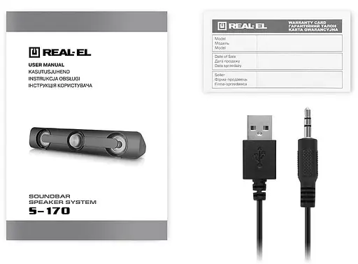 Саундбар Real-EL S-170 Black (EL121100013) - фото 6