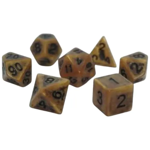 Набір кубиків Ancient 7 Dice Set - Gold , 7 шт. (g7danc01)