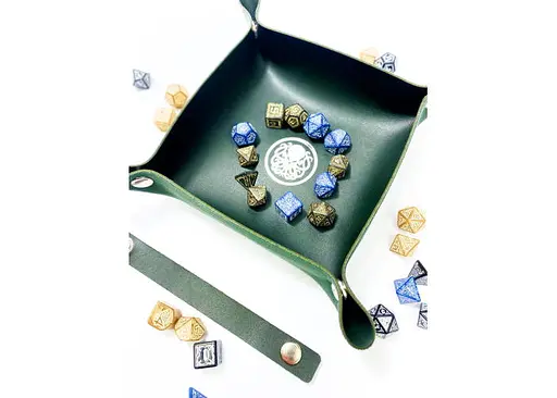 Настільна гра Планета Ігор Лоток для кубиків Ктулху (зелений) (Dice tray Cthulhu green) (pi-dt010) - фото 5