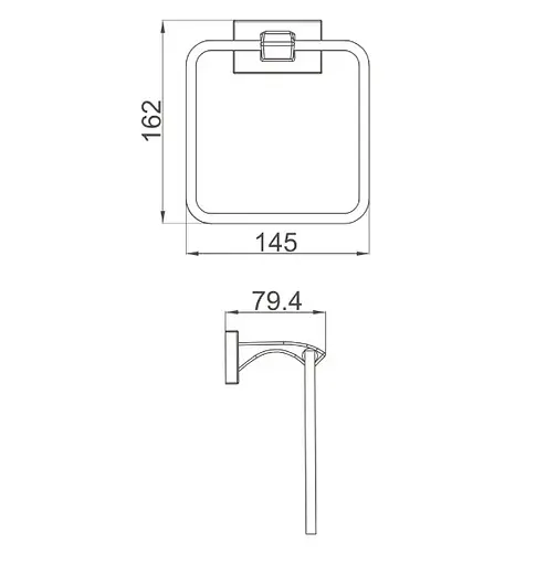 Тримач рушників Gappo G0704-9 - фото 4