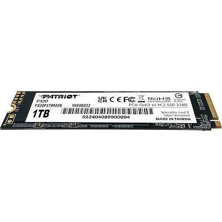 SSD накопичувач Patriot P320 1TB M.2 NVMe (P320P1TBM28) - фото 4