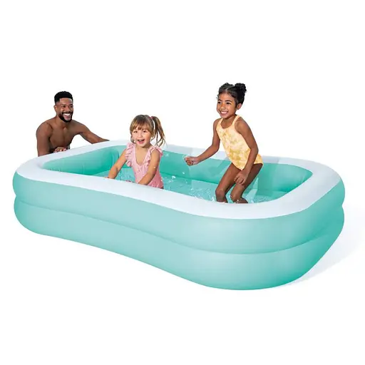 Дитячий надувний басейн 57181(Turquoise) 229 х 152 х 48 см - фото 4