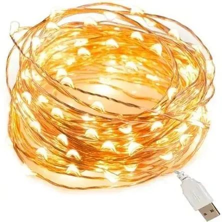 Гирлянда LT оптом 100 led нить 10 м c USB для 5v powerbank