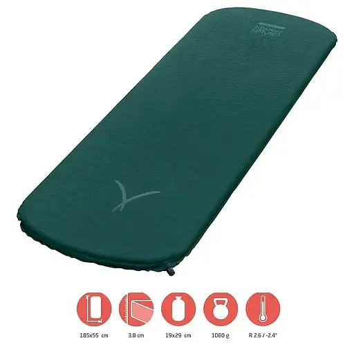 Коврик самонадувающийся Grand Canyon Hattan 3.8 M Botanical Garden (DAS303321) - фото 4