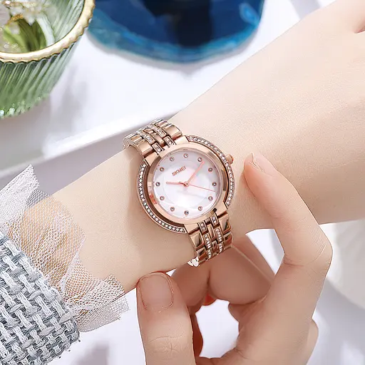 Наручний годинник жіночий 1979RG Rose Gold Skmei acs0030441 - фото 4