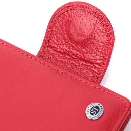 Кожаный женский кошелек ST Leather 10х11.2х1.5 см acs0029440 - фото 6