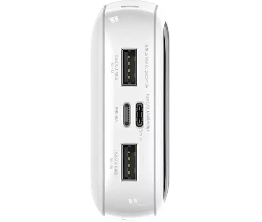 Зовнішня батарея акб Baseus Qpow 10000 mAh 15 W Type-C PPQD050002 біла - фото 3