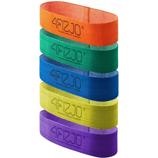Гумка для фітнесу та спорту 4Fizjo Flex Band із тканини 1-29 кг 5 шт. 4FJ0155 (P-5907739311689) - фото 1