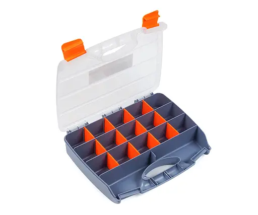 Органайзер пластиковый хозяйственный для хранения 15 секций 320х255х60 мм, Polax (01-009) - фото 3