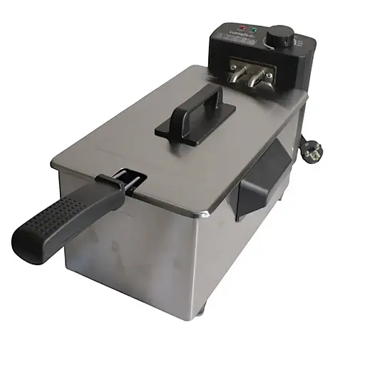 Фритюрниця електрична Luma Bella LB-60002 для приготування картоплі фрі на 3.5 л 2000 Вт Срібний - фото 3