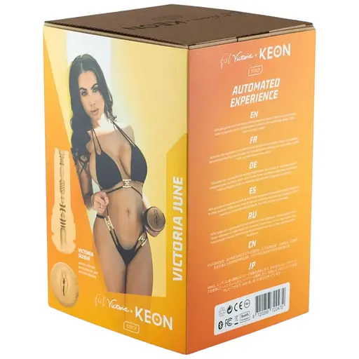 Секс-машина для чоловіків Kiiroo Keon Kombo Set інтерактивна з мастурбатором Feel Victoria