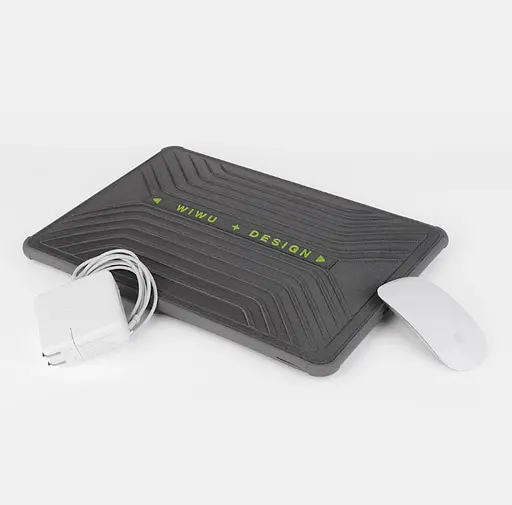 Противоударный чехол для ноутбука Wiwu Defender Sleeve Pro 13.3" Серый - фото 3