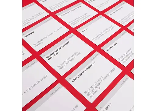 Настільна гра English Student Картки для вивчення английскої мови English Student HoReCa English Vocabulary (укр.) (591225970) - фото 4