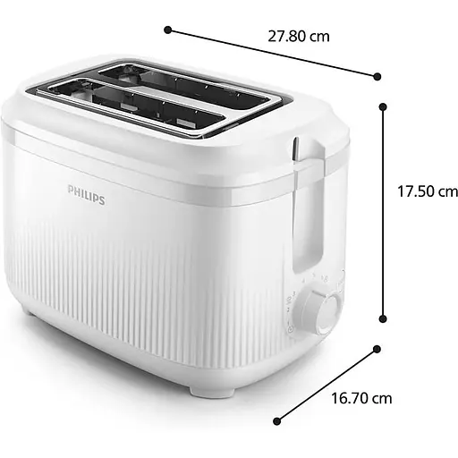 Тостер Philips Series 3000 білий (HD2511/00) - фото 2