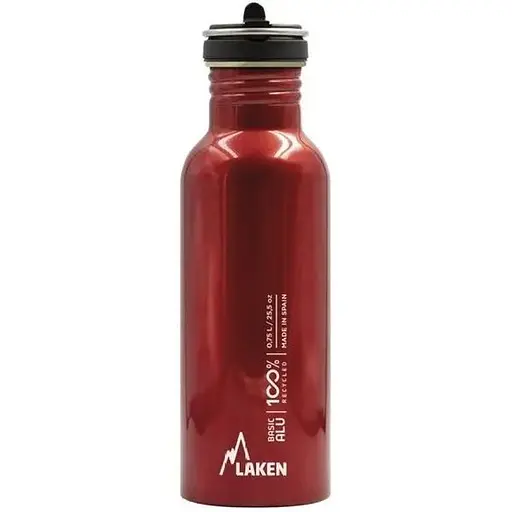 Пляшка для води Laken Basic Alu Bottle 0.75L Red (1004-BAF75-R)