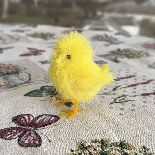 Великоднє декоративне курчатко пухнасте MIS LT - фото 2