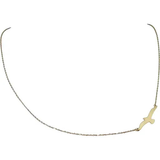 Золотое колье Qvaliz Чайка. 859 45