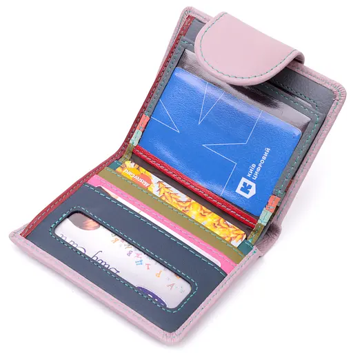 Кожаный женский кошелек ST Leather 10х11.3х1.5 см acs0028368 - фото 4