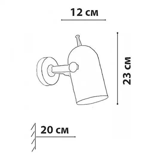 Бра Friendlylight Bullet WL FL4022 - фото 5