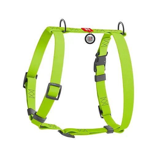 Шлея для собак водостійка анатомічна Н-подібна Waudog Waterproof з QR-паспортом пластикова пряжка-фастекс М Ш 20 мм А 40-66