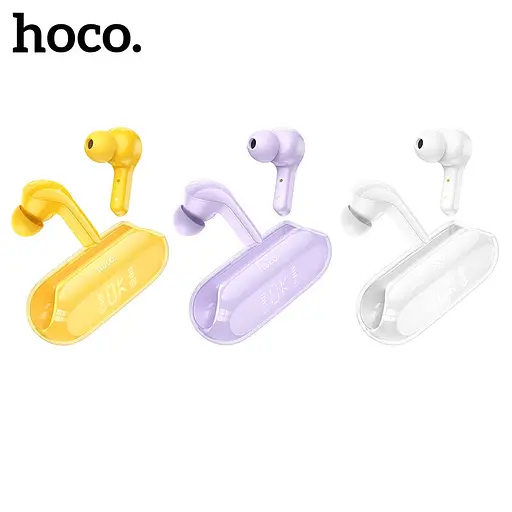 Беспроводные TWS наушники Hoco EW39 вакуумные purple - фото 4