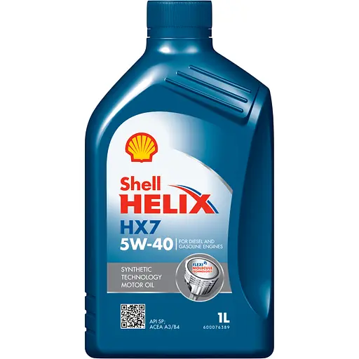 Олива моторна Shell Helix HX7 SAE 5W-40, 1 л