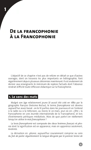 Collection F. Enseigner la francophonie : principes et usages - фото 7