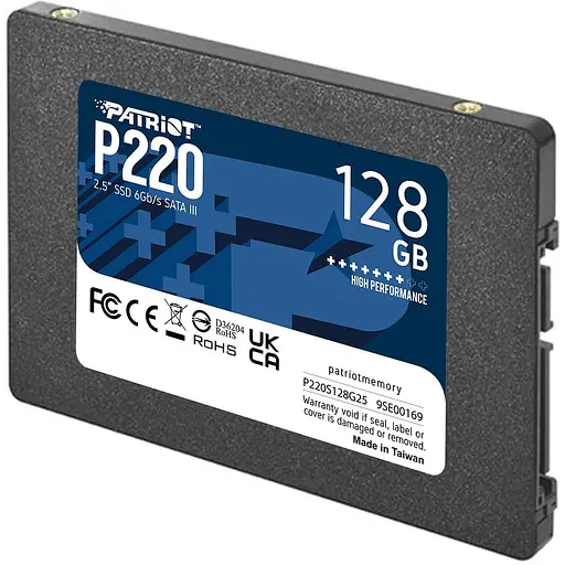 SSD диск 128GB Patriot P-220 2.5 SATAIII TLC - фото 2