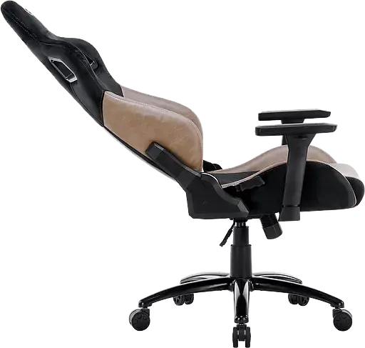 Геймерское кресло GT Racer черное с коричневым (X-2420 Black/Brown) - фото 6