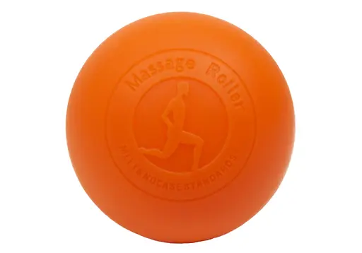 Массажный мячик EasyFit каучук 6.5 см оранжевый (EF-2076-OR) - фото 2