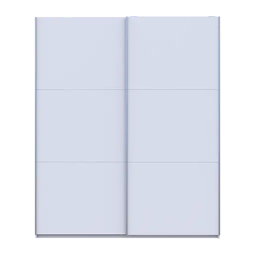 Шкаф купе Doros G-Caiser Белый/Белый 2 ДСП / 3 части 200х60х240 (42005227) - фото 3