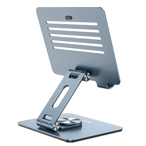 Підставка для планшета HOCO PH52 Might metal rotating tablet desktop holder Metal Gray - фото 2