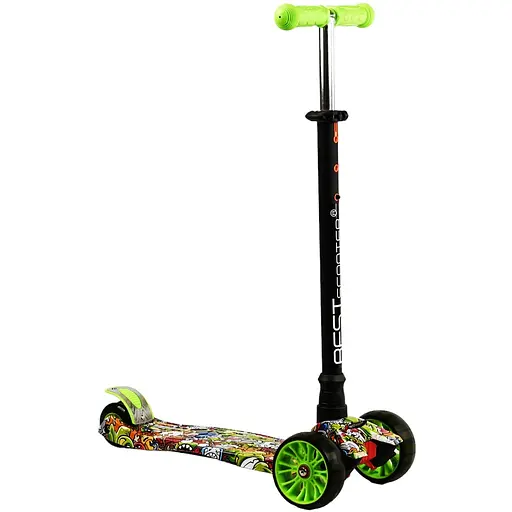 Самокат Maxi Best Scooter 59х15х30 см Різнобарвний 000231325