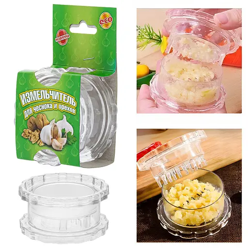 Мельница измельчитель для чеснока и лука, Kitchette Прозрачный 83088 - фото 2