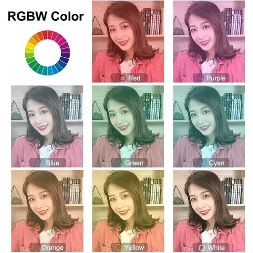 Кільцева USB RGBW LED лампа Puluz PKT3055B 10.2" + штатив 1.65 м - фото 5