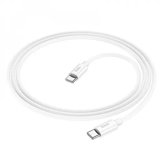 Зарядный кабель Hoco X87 Magic Silicone 60W Type-C - Type-C белый 1 м