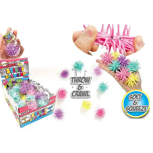 Гра антистрес, Е-їжачок, насадка-липучка на олівець, 4 кольори, 16x23x9.5 см